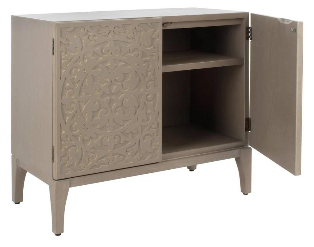 ALEXIE 2 DOOR 2 SHELF CHEST - Safavieh CHS6604A 7 ALEXIE 2 DOOR 2 SHELF CHEST - Safavieh CHS6604A - Image 5