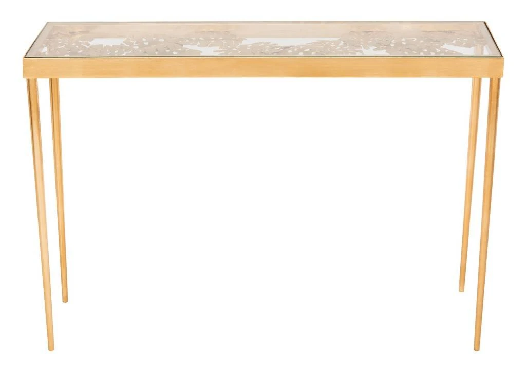 LEILANI PALM LEAF CONSOLE TABLE - Safavieh CNS2500A 4 LEILANI PALM LEAF CONSOLE TABLE - Safavieh CNS2500A - Image 2