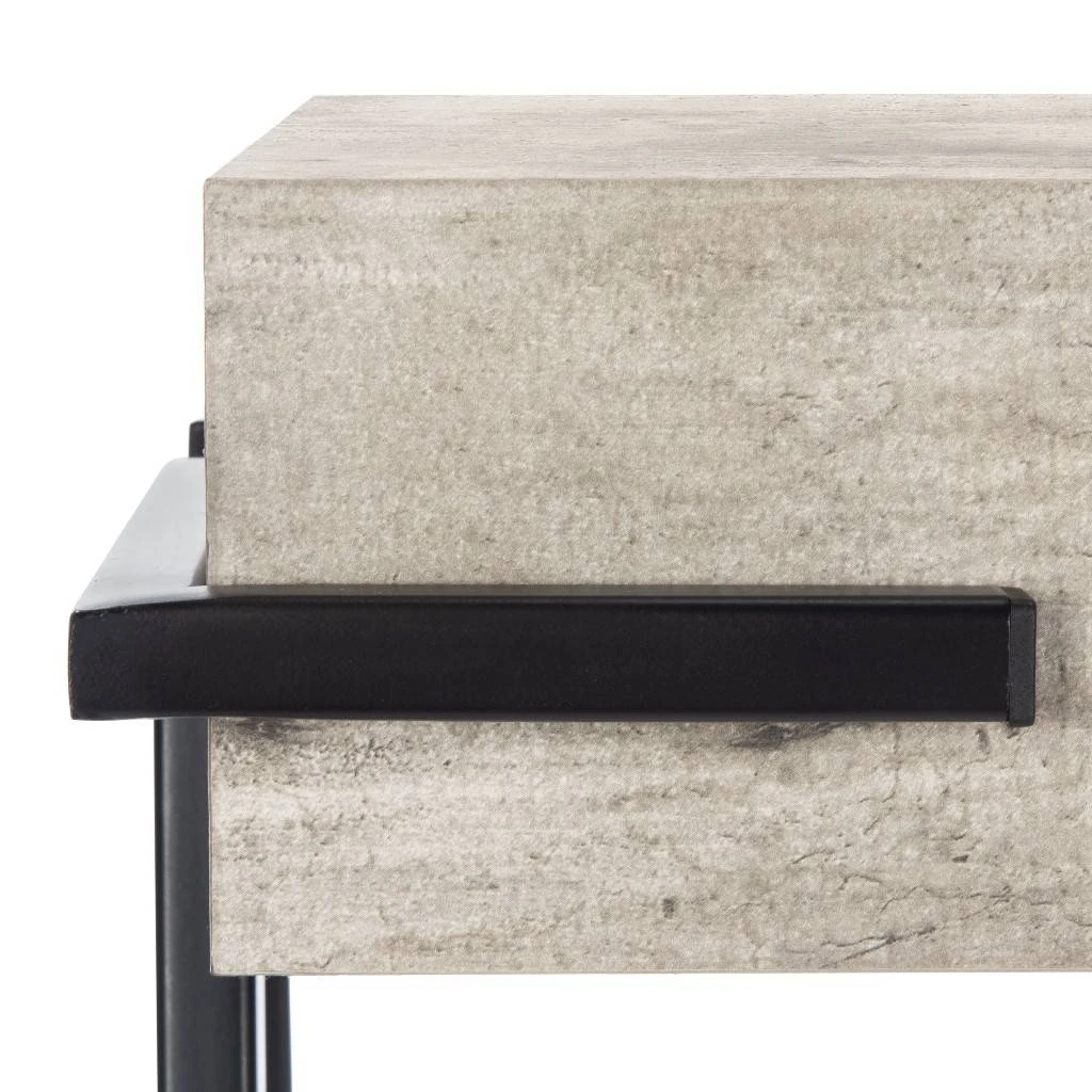 Jett Rectangle Console Table In Light Grey/Black - Safavieh CNS4201A 4 Jett Rectangle Console Table In Light Grey/Black - Safavieh CNS4201A - Image 2