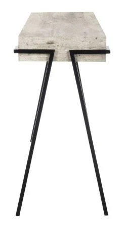 Jett Rectangle Console Table In Light Grey/Black - Safavieh CNS4201A 15 Jett Rectangle Console Table In Light Grey/Black - Safavieh CNS4201A -Safavieh Homeware 187 cns4201a side2