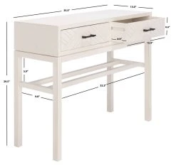 AJANA 2 DRAWER CONSOLE - Safavieh CNS5709A -Safavieh Homeware 187 cns5709a 10
