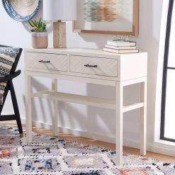 AJANA 2 DRAWER CONSOLE - Safavieh CNS5709A -Safavieh Homeware 187 cns5709a 2