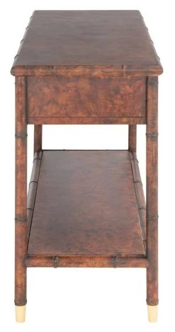 TUDOR 2 DRAWER 1 SHELF CONSOLE TABLE - Safavieh CNS6600A -Safavieh Homeware 187 cns6600a 3