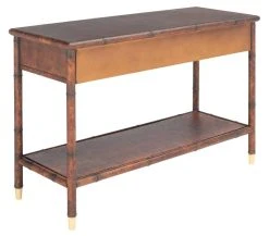 TUDOR 2 DRAWER 1 SHELF CONSOLE TABLE - Safavieh CNS6600A -Safavieh Homeware 187 cns6600a 6