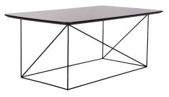 Rylee Rectangle Coffee Table In Grey/Black - Safavieh COF4202A -Safavieh Homeware 187 cof4202a side
