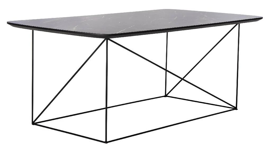 Rylee Rectangle Coffee Table In Dark Grey/Black - Safavieh COF4202B 8 Rylee Rectangle Coffee Table In Dark Grey/Black - Safavieh COF4202B - Image 6