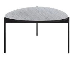 Sven Coffee Table In Dark Grey Oak/Black - Safavieh COF4203A -Safavieh Homeware 187 cof4203a back