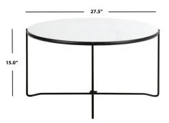 WRENA ROUND COFFEE TABLE - Safavieh COF4209A 16 WRENA ROUND COFFEE TABLE - Safavieh COF4209A -Safavieh Homeware 187 cof4209a 5