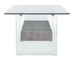KAYLEY GLASS COFFEE TABLE - Safavieh COF7004B -Safavieh Homeware 187 cof7004b 4