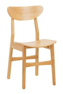 Lucca Retro Dining Chair In Natural - Safavieh DCH1001A-SET2 -Safavieh Homeware 187 dch1001a set2 side