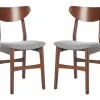 Lucca Retro Dining Chair In Cherry/Grey - Safavieh DCH1001E-SET2 2 Lucca Retro Dining Chair In Cherry/Grey - Safavieh DCH1001E-SET2 -Safavieh Homeware 187 dch1001e set2
