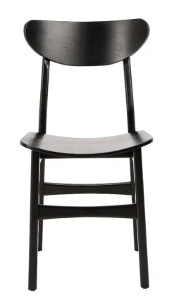 Lucca Retro Dining Chair In Black - Safavieh DCH1001G-SET2 16 Lucca Retro Dining Chair In Black - Safavieh DCH1001G-SET2 -Safavieh Homeware 187 dch1001g set2 front
