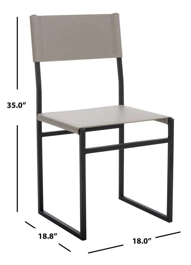 LAYNE DINING CHAIRS - Safavieh DCH3003A-SET2 12 LAYNE DINING CHAIRS - Safavieh DCH3003A-SET2 - Image 10