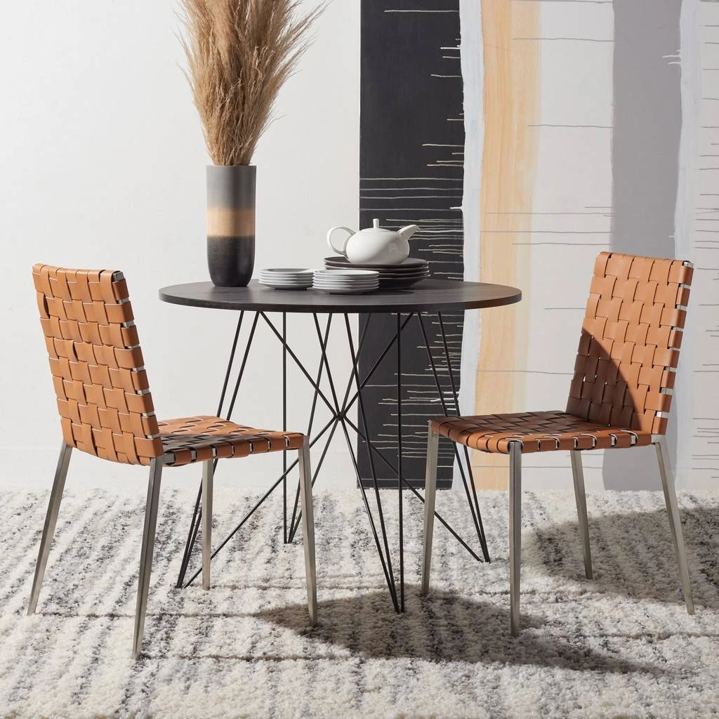 RAYNE WOVEN DINING CHAIR - Safavieh DCH3006A-SET2 6 RAYNE WOVEN DINING CHAIR - Safavieh DCH3006A-SET2 - Image 4