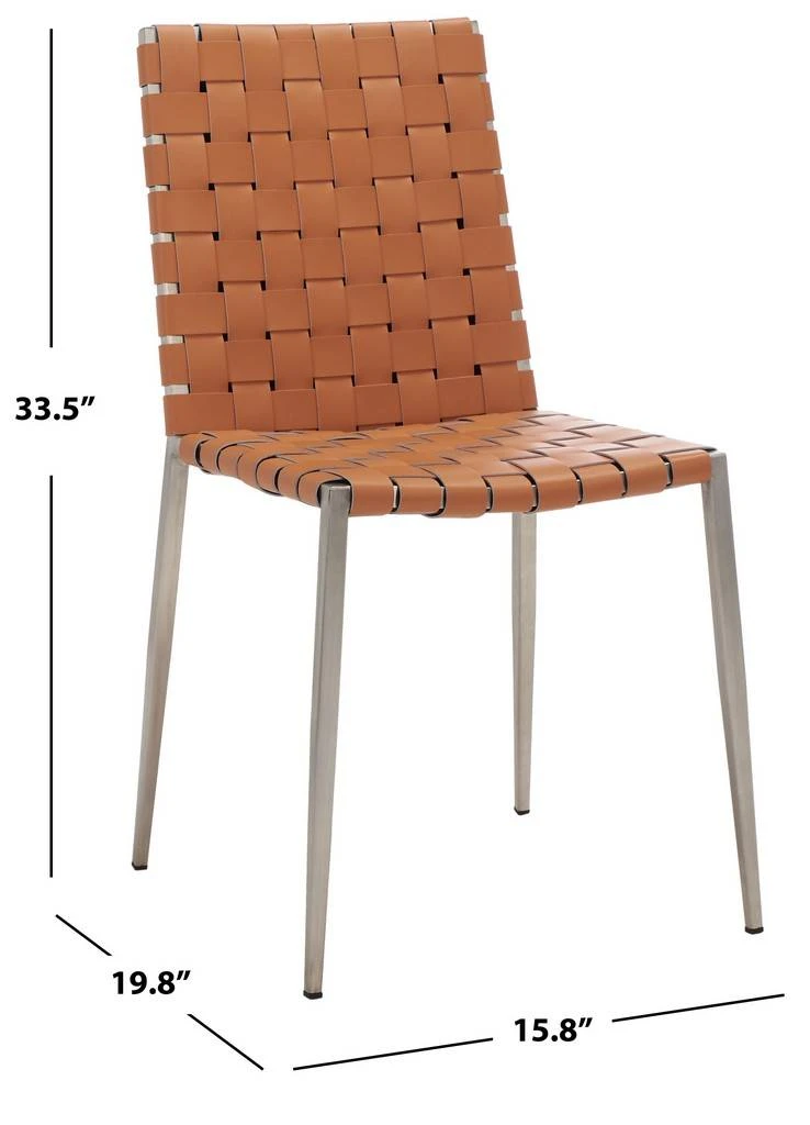 RAYNE WOVEN DINING CHAIR - Safavieh DCH3006A-SET2 12 RAYNE WOVEN DINING CHAIR - Safavieh DCH3006A-SET2 - Image 10