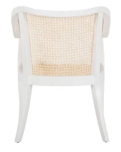 Maika Dining Chair In White/Natural - Safavieh DCH9500B -Safavieh Homeware 187 dch9500b back