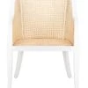 Maika Dining Chair In White/Natural - Safavieh DCH9500B 2 Maika Dining Chair In White/Natural - Safavieh DCH9500B -Safavieh Homeware 187 dch9500b front