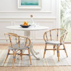 KANAN RATTAN DINING CHAIR - Safavieh DCH9903A-SET2 -Safavieh Homeware 187 dch9903a set2 2