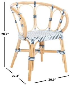 KANAN RATTAN DINING CHAIR - Safavieh DCH9903A-SET2 -Safavieh Homeware 187 dch9903a set2 8
