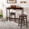 Colbie 3 Piece Pub Set In Espresso - Safavieh DNS1000B -Safavieh Homeware 187 dns1000b room