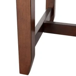 Everest 3 Piece Pub Set In Mahogany/Black - Safavieh DNS9203A -Safavieh Homeware 187 dns9203a leg