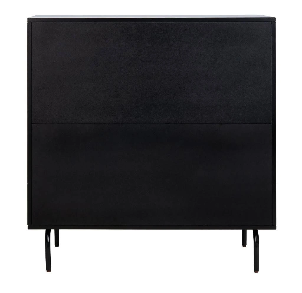 Genevieve 3 Drawer Dresser In Black/Walnut - Safavieh DRS5000A 4 Genevieve 3 Drawer Dresser In Black/Walnut - Safavieh DRS5000A - Image 2