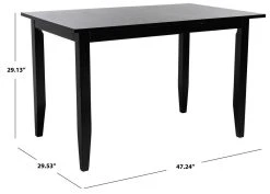 MILIANO EXTENSION TABLE - Safavieh DTB1404A -Safavieh Homeware 187 dtb1404a 12