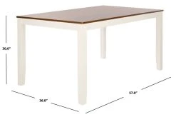 SILIO RECTANGLE DINING TABLE - Safavieh DTB9213A -Safavieh Homeware 187 dtb9213a 8