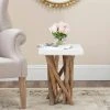 Hartwick Branched Side Table In White/Natural - Safavieh FOX1019A -Safavieh Homeware 187 fox1019a room
