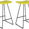 Akito Bar Stool In Green/Black - Safavieh FOX2010E-SET2 1 Akito Bar Stool In Green/Black - Safavieh FOX2010E-SET2 -Safavieh Homeware 187 fox2010e set2