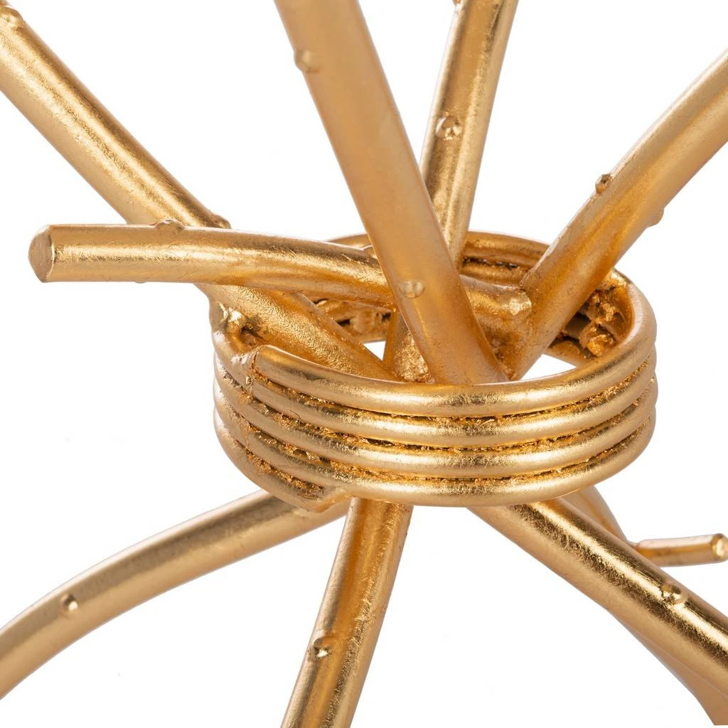 ALEXA MARBLE TOP GOLD ACCENT TABLE - Safavieh FOX2501A 11 ALEXA MARBLE TOP GOLD ACCENT TABLE - Safavieh FOX2501A - Image 9