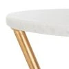 ROGER GOLD BASE ROUND TOP ACCENT TABLE - Safavieh FOX2515A -Safavieh Homeware 187 fox2515a 1