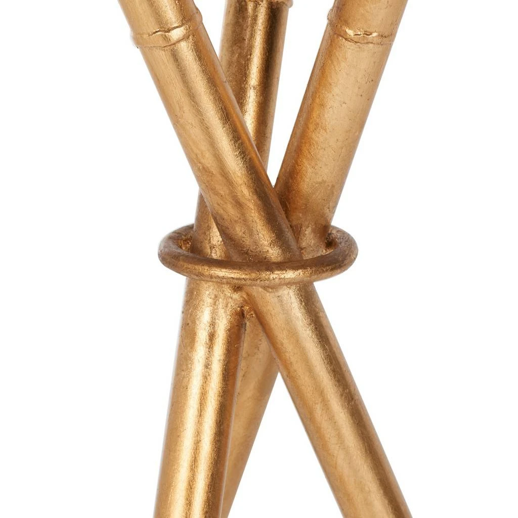 ROGER GOLD BASE ROUND TOP ACCENT TABLE - Safavieh FOX2515A 8 ROGER GOLD BASE ROUND TOP ACCENT TABLE - Safavieh FOX2515A - Image 6