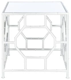 RORY SILVER MIRROR TOP ACCENT TABLE - Safavieh FOX2519A 14 RORY SILVER MIRROR TOP ACCENT TABLE - Safavieh FOX2519A -Safavieh Homeware 187 fox2519a 1 1