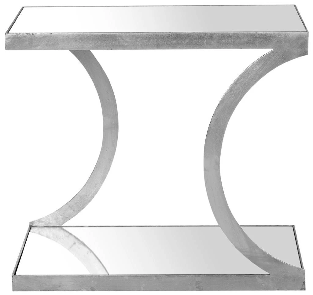 Sullivan Silver Leaf Accent Table In Silver - Safavieh FOX2526A 5 Sullivan Silver Leaf Accent Table In Silver - Safavieh FOX2526A - Image 3