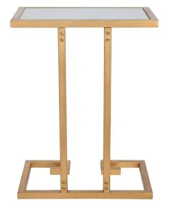 MURPHY GOLD LEAF ACCENT TABLE - Safavieh FOX2529A -Safavieh Homeware 187 fox2529a 5