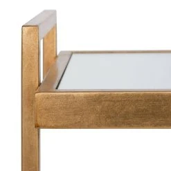 NOLAND MIRROR TOP GOLD ACCENT TABLE - Safavieh FOX2534A -Safavieh Homeware 187 fox2534a 5