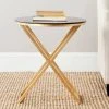 Riona Round Top Accent Table In Gold/Black - Safavieh FOX2539B -Safavieh Homeware 187 fox2539b room