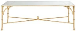 Maurice Coffee Table In Gold - Safavieh FOX2545A 9 Maurice Coffee Table In Gold - Safavieh FOX2545A -Safavieh Homeware 187 fox2545a front