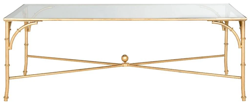 Maurice Coffee Table In Gold - Safavieh FOX2545A 5 Maurice Coffee Table In Gold - Safavieh FOX2545A - Image 3