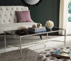 Antwan Coffee Table In Silver - Safavieh FOX2547B