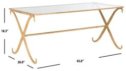 LAVAR COFFEE TABLE - Safavieh FOX2551A -Safavieh Homeware 187 fox2551a 4