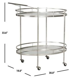DANTE BAR CART - Safavieh FOX2553A 12 DANTE BAR CART - Safavieh FOX2553A -Safavieh Homeware 187 fox2553a 5