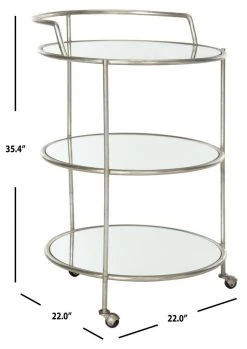 DULCINEA BAR CART - Safavieh FOX2554A -Safavieh Homeware 187 fox2554a 5