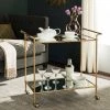 Felicity Bar Cart In Gold - Safavieh FOX2558A -Safavieh Homeware 187 fox2558a