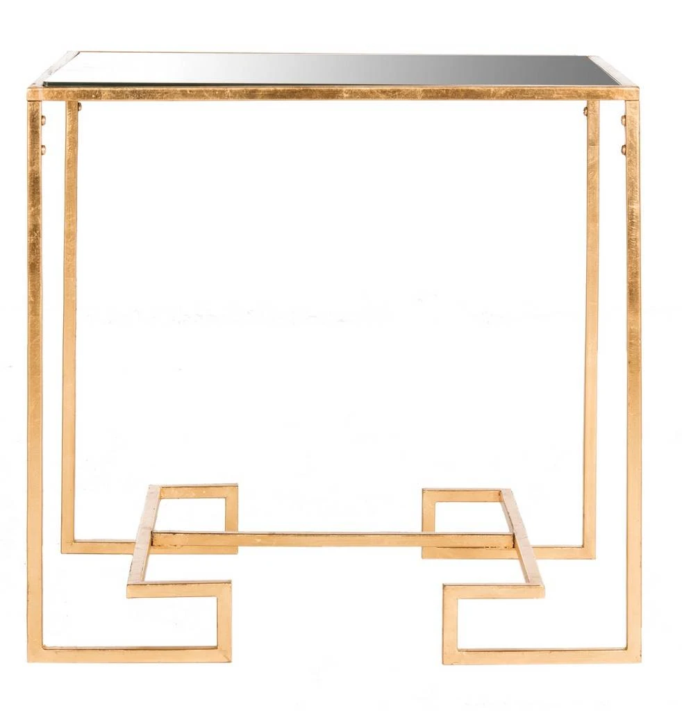 SEAMUS GOLD LEAF GREEK KEY ACCENT TABLE - Safavieh FOX2583A 4 SEAMUS GOLD LEAF GREEK KEY ACCENT TABLE - Safavieh FOX2583A - Image 2
