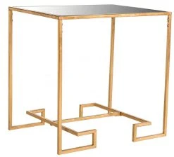 SEAMUS GOLD LEAF GREEK KEY ACCENT TABLE - Safavieh FOX2583A 12 SEAMUS GOLD LEAF GREEK KEY ACCENT TABLE - Safavieh FOX2583A -Safavieh Homeware 187 fox2583a 3