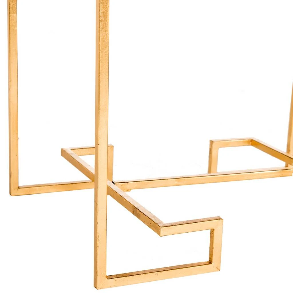 SEAMUS GOLD LEAF GREEK KEY ACCENT TABLE - Safavieh FOX2583A 8 SEAMUS GOLD LEAF GREEK KEY ACCENT TABLE - Safavieh FOX2583A - Image 6