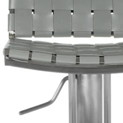 Mitchell Gas Lift Swivel Bar Stool In Grey - Safavieh FOX3001D -Safavieh Homeware 187 fox3001d swatch