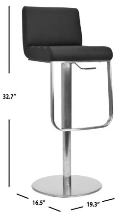 STANLEY GAS LIFT SWIVEL BAR STOOL - Safavieh FOX3003A -Safavieh Homeware 187 fox3003a 4
